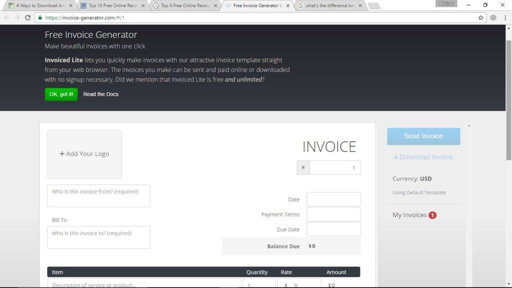 free-invoice-generator