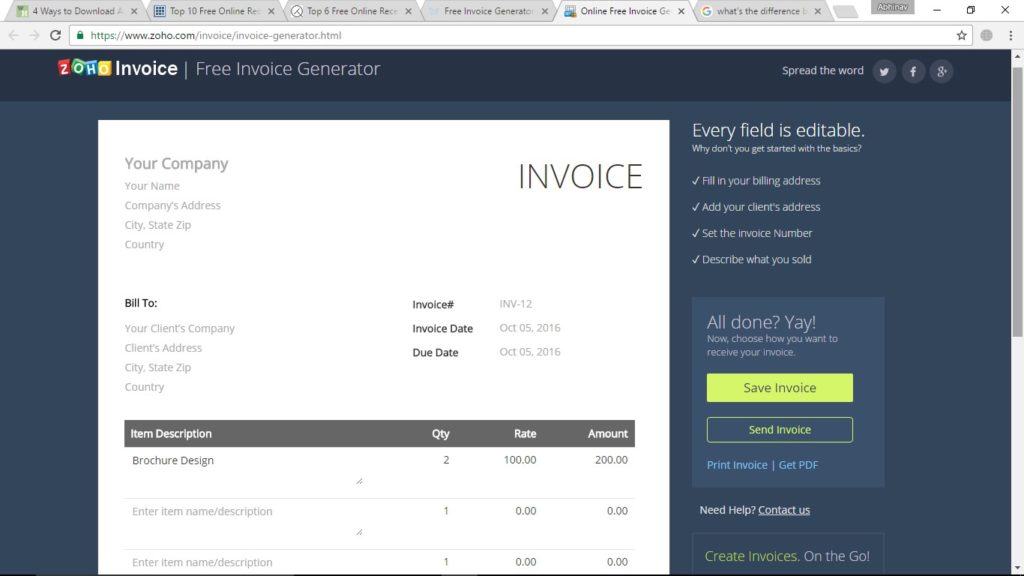 free-invoice-maker