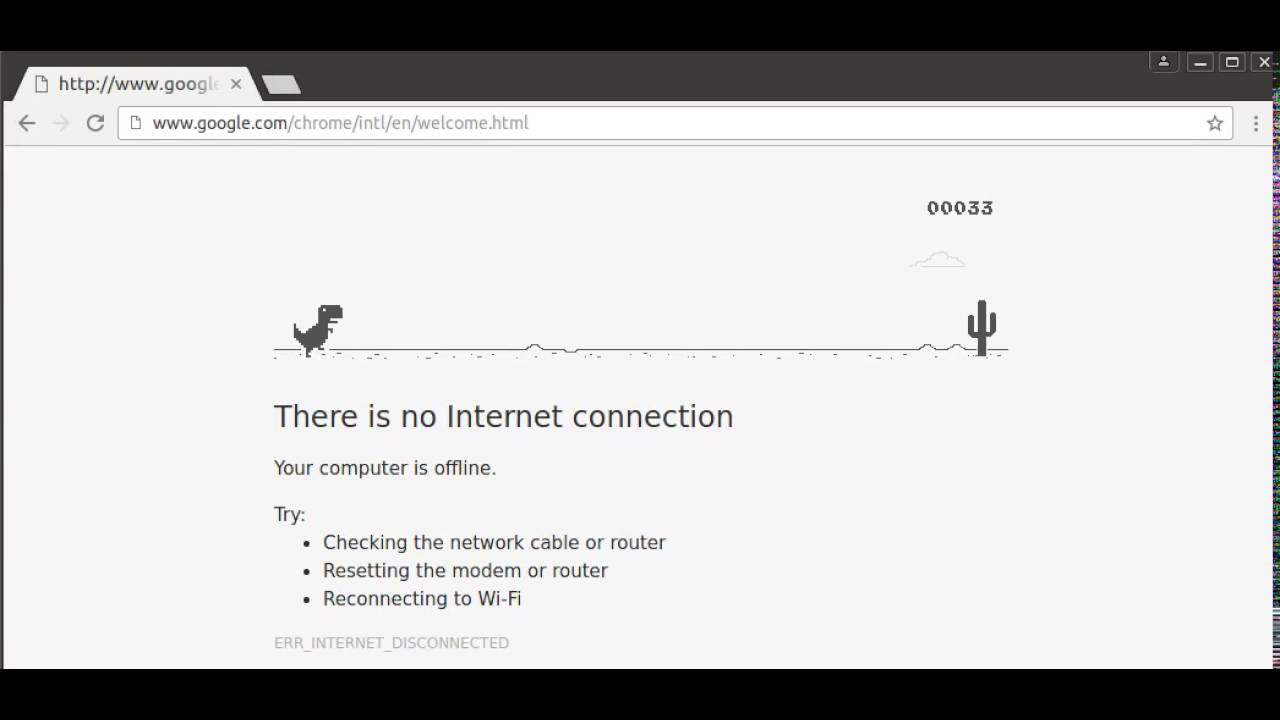 err internet disconnected