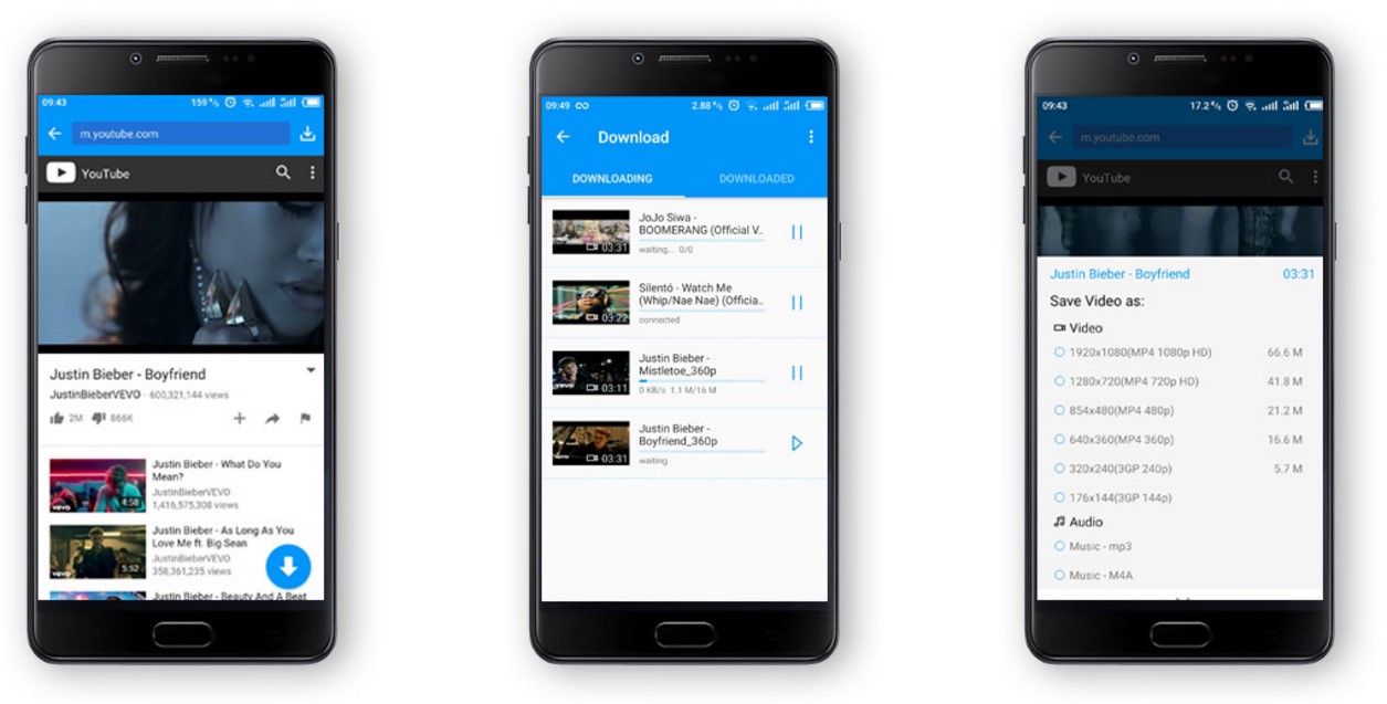 download youtube videos android