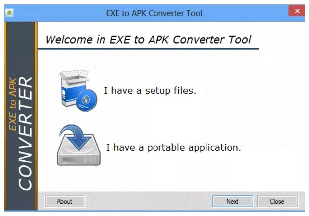 exe2apk converter