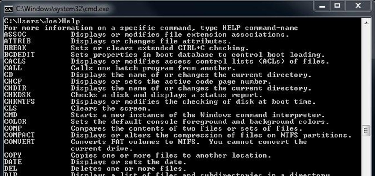 command prompt hacks