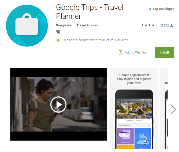 Google Trips