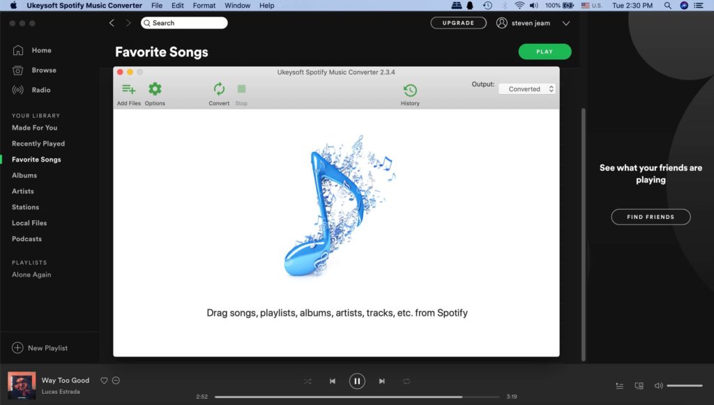 Spotify playlist converter