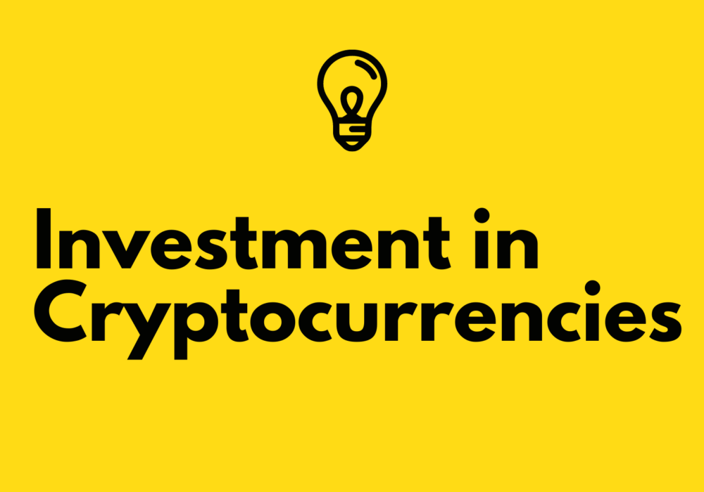 Investment in Cryptocurrencies