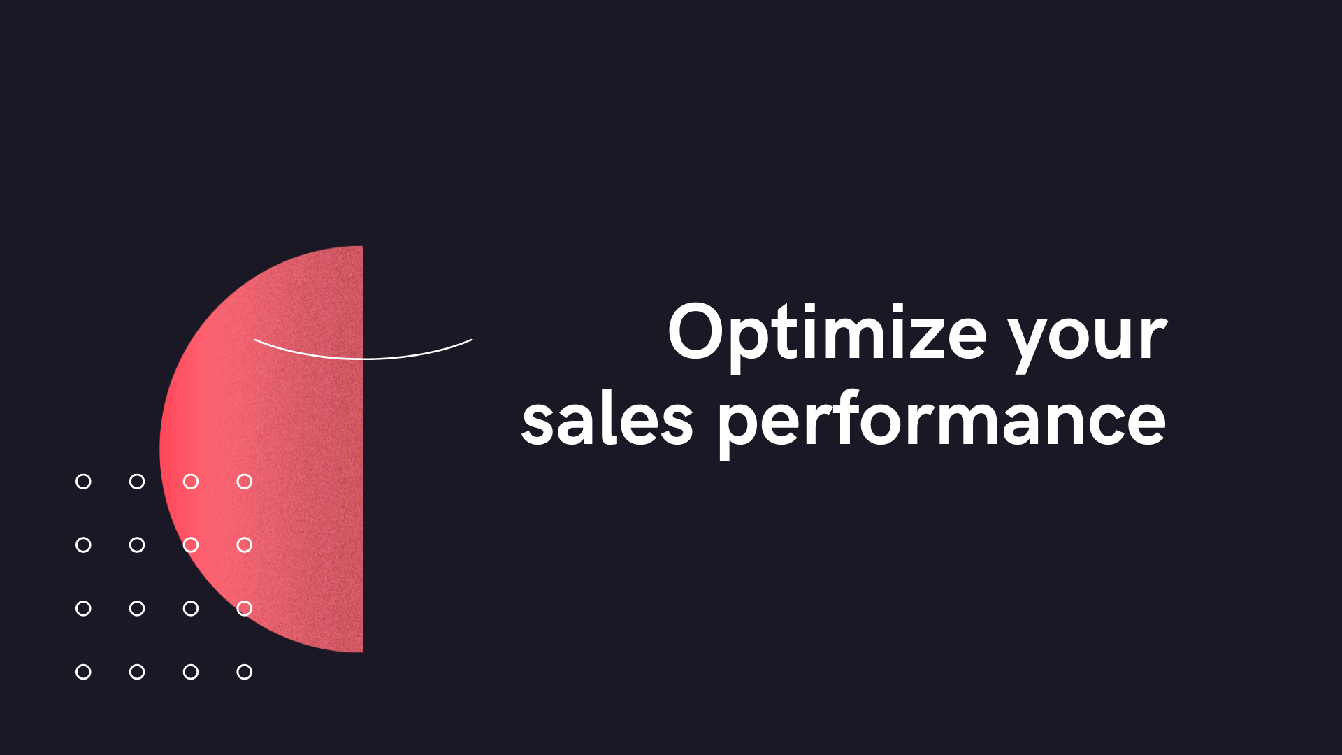 Optimize your sales performance