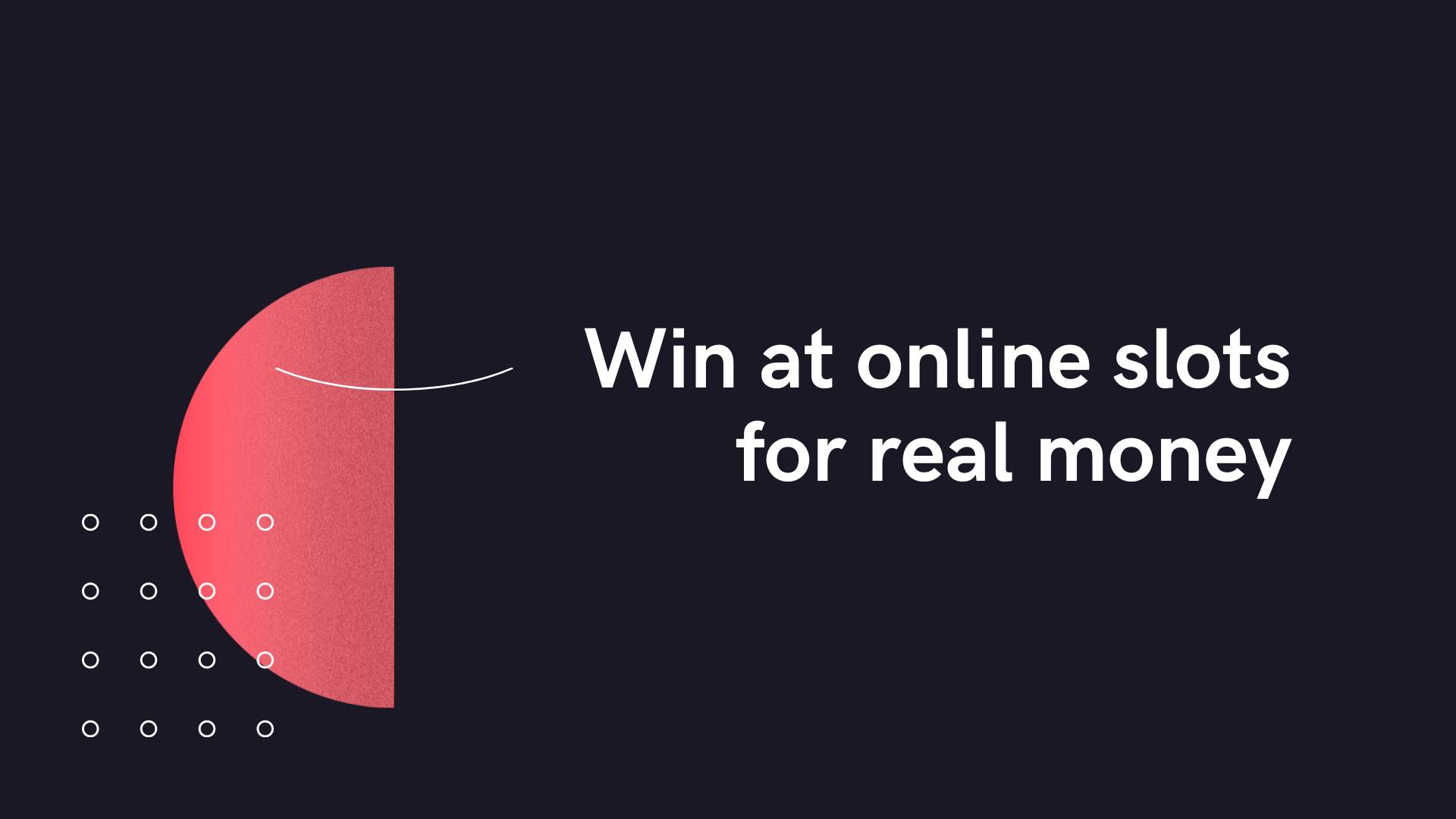 Win at online slots for real money